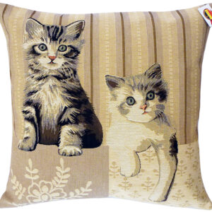 Cushion Cats Grey -- 45x45cm-0