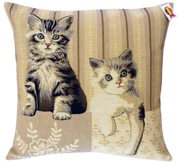 Cushion Cats Grey -- 45x45cm-0