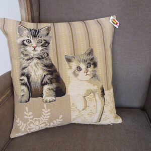 Cushion Cats Grey -- 45x45cm-10809