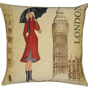 Cushion London by A. Laliberté -- 45x45cm-0
