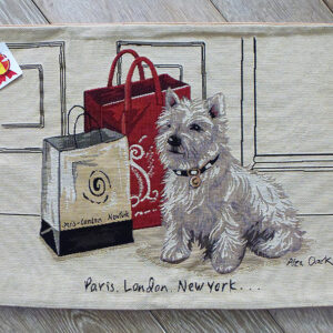 Cushion Shopping with Westie -- 30x45cm-10221