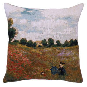 Coussin Monet Coquelicots -- 48x48cm-0