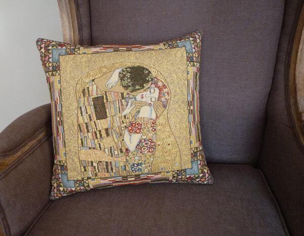 Coussin Klimt Le Baiser -- 45x45cm-10669