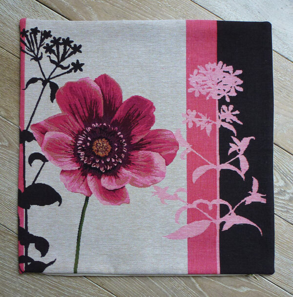 Cushion Pink Flower -- 45x45cm-11262