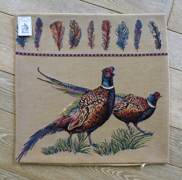 Coussin Faisans -- 45x45cm-11277