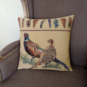 Coussin Faisans -- 45x45cm-11275