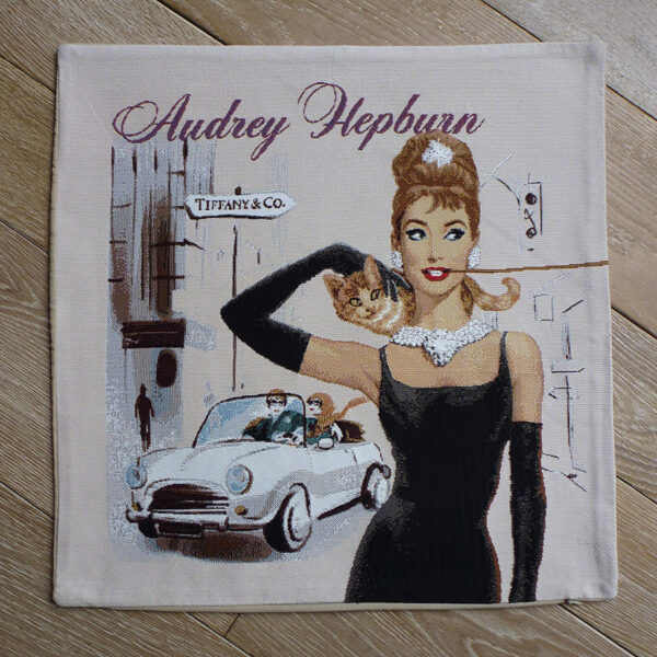 Cushion Audrey Hepburn -- 40x40cm-11259