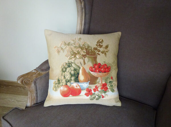 Cushion Still Life with Fruits -- 45x45cm-11231