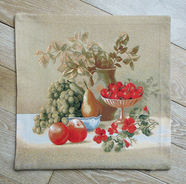 Cushion Still Life with Fruits -- 45x45cm-11230