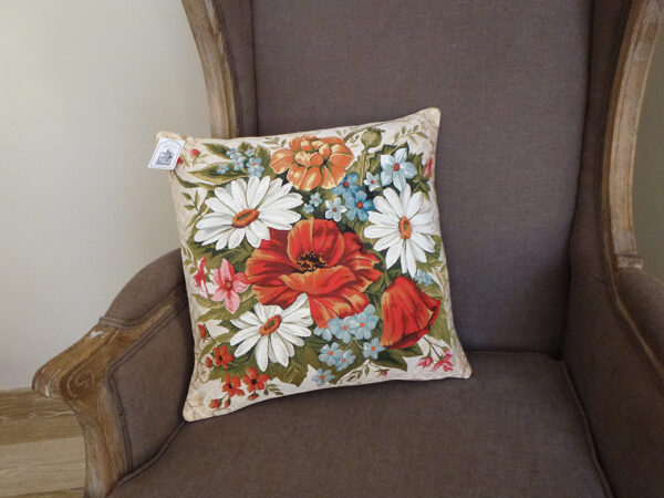 Cushion Flowers -- 45x45cm-11219