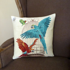 Cushion Parrots -- 45x45cm-11283