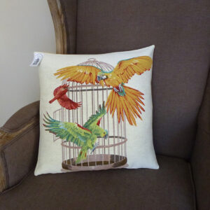 Cushion Parrots -- 45x45cm-11290