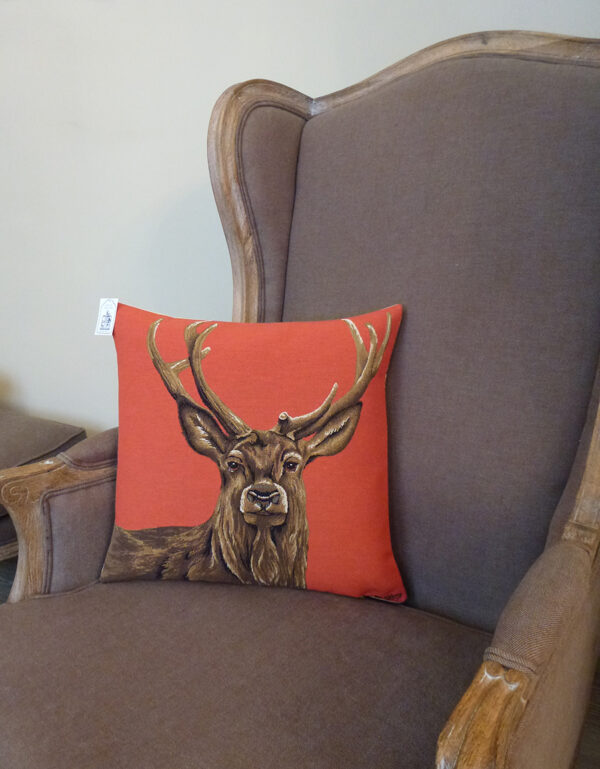 Coussin Cerf -- 45x45cm-11467